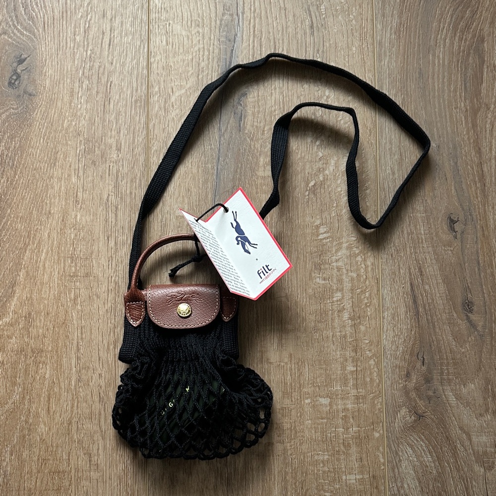 Longchamp LE PLIAGE FILET XS MESH BAG
Black - Canvas
